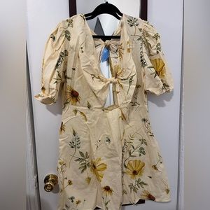 Floral romper size XL